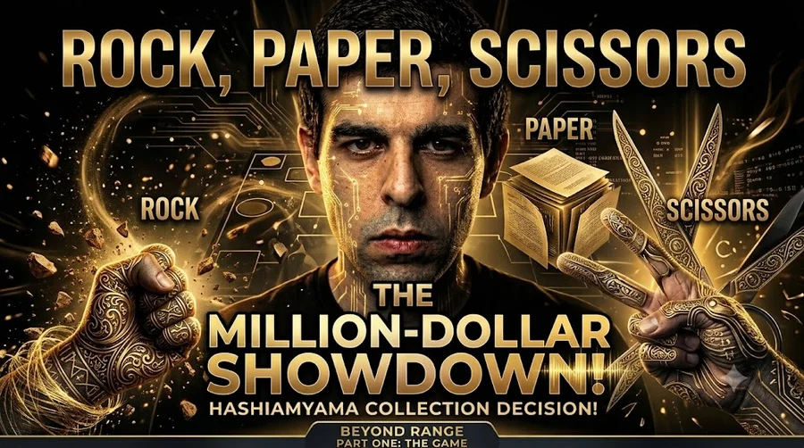 Rock, paper, scissors — the million-dollar showdown